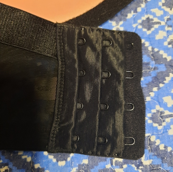 Deesse Black & Pink Lace Overlay Bra 40G - Picture 8 of 10